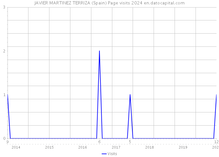 JAVIER MARTINEZ TERRIZA (Spain) Page visits 2024 