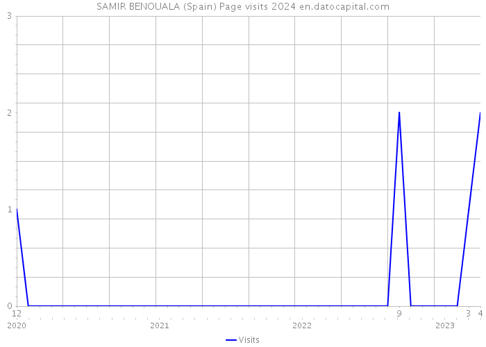 SAMIR BENOUALA (Spain) Page visits 2024 