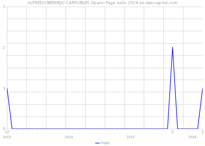 ALFREDO BERMEJO CARROBLES (Spain) Page visits 2024 