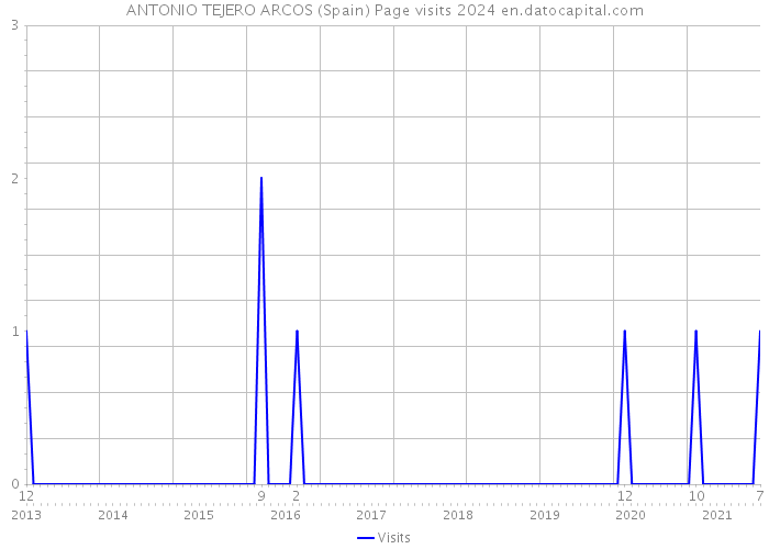 ANTONIO TEJERO ARCOS (Spain) Page visits 2024 