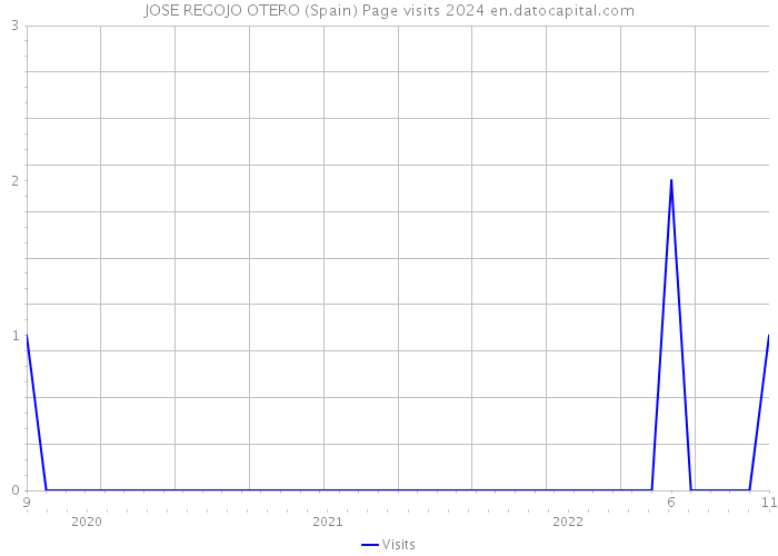 JOSE REGOJO OTERO (Spain) Page visits 2024 