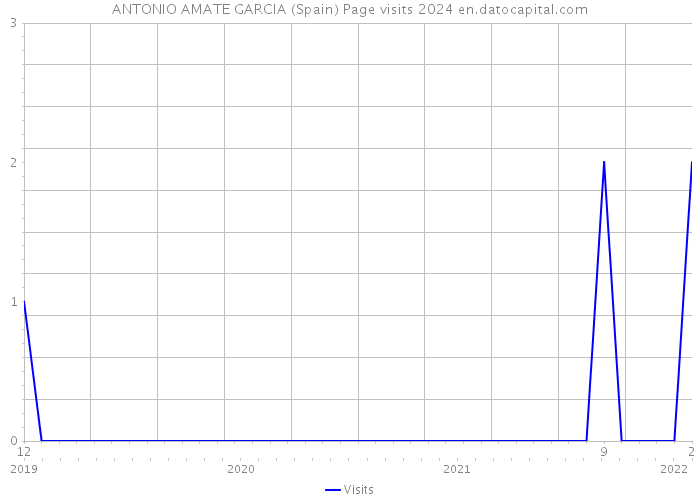 ANTONIO AMATE GARCIA (Spain) Page visits 2024 