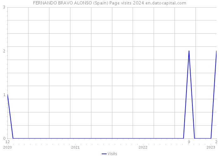 FERNANDO BRAVO ALONSO (Spain) Page visits 2024 
