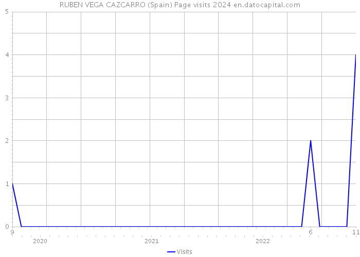 RUBEN VEGA CAZCARRO (Spain) Page visits 2024 