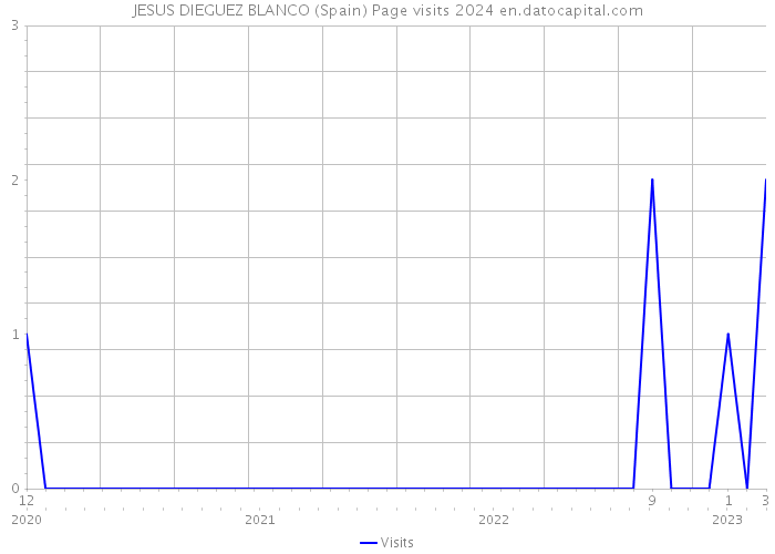 JESUS DIEGUEZ BLANCO (Spain) Page visits 2024 