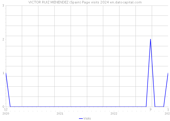 VICTOR RUIZ MENENDEZ (Spain) Page visits 2024 