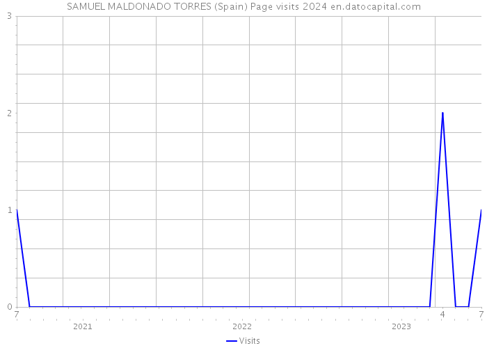 SAMUEL MALDONADO TORRES (Spain) Page visits 2024 