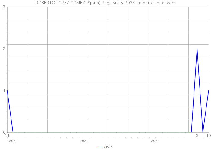 ROBERTO LOPEZ GOMEZ (Spain) Page visits 2024 