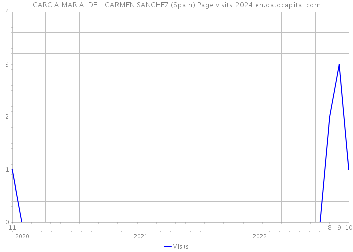 GARCIA MARIA-DEL-CARMEN SANCHEZ (Spain) Page visits 2024 