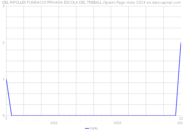 DEL RIPOLLES FUNDACIO PRIVADA ESCOLA DEL TREBALL (Spain) Page visits 2024 