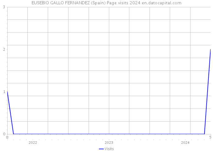 EUSEBIO GALLO FERNANDEZ (Spain) Page visits 2024 