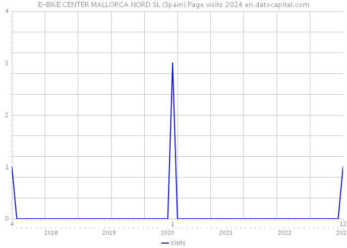 E-BIKE CENTER MALLORCA NORD SL (Spain) Page visits 2024 