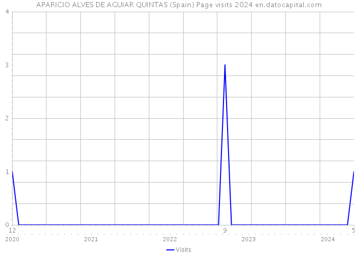 APARICIO ALVES DE AGUIAR QUINTAS (Spain) Page visits 2024 