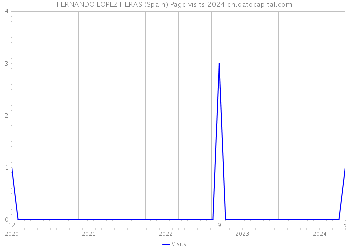 FERNANDO LOPEZ HERAS (Spain) Page visits 2024 