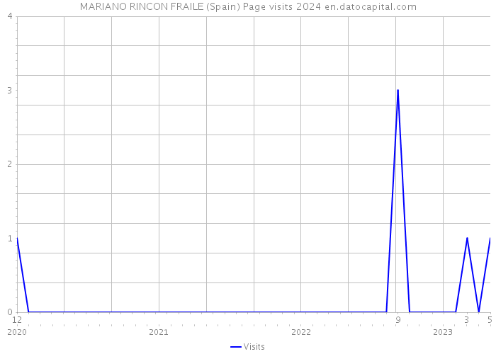 MARIANO RINCON FRAILE (Spain) Page visits 2024 