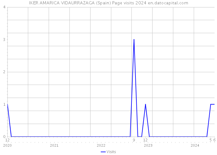 IKER AMARICA VIDAURRAZAGA (Spain) Page visits 2024 
