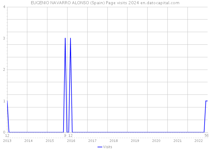 EUGENIO NAVARRO ALONSO (Spain) Page visits 2024 