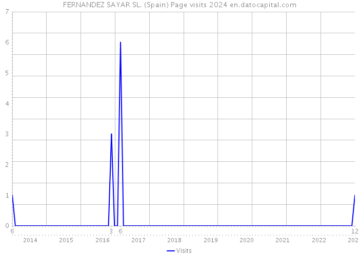 FERNANDEZ SAYAR SL. (Spain) Page visits 2024 