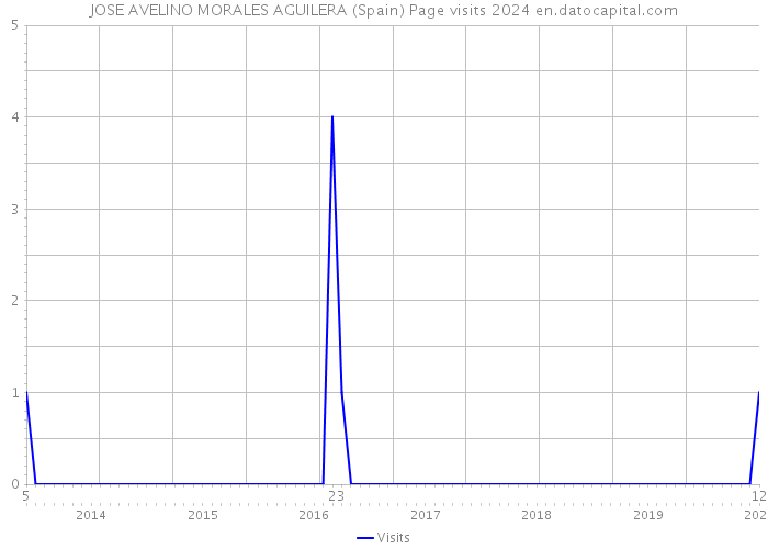 JOSE AVELINO MORALES AGUILERA (Spain) Page visits 2024 