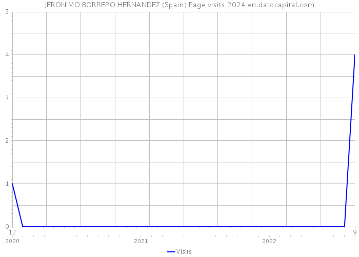 JERONIMO BORRERO HERNANDEZ (Spain) Page visits 2024 