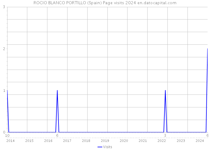 ROCIO BLANCO PORTILLO (Spain) Page visits 2024 