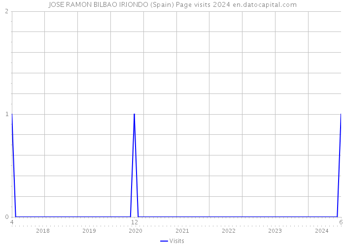 JOSE RAMON BILBAO IRIONDO (Spain) Page visits 2024 