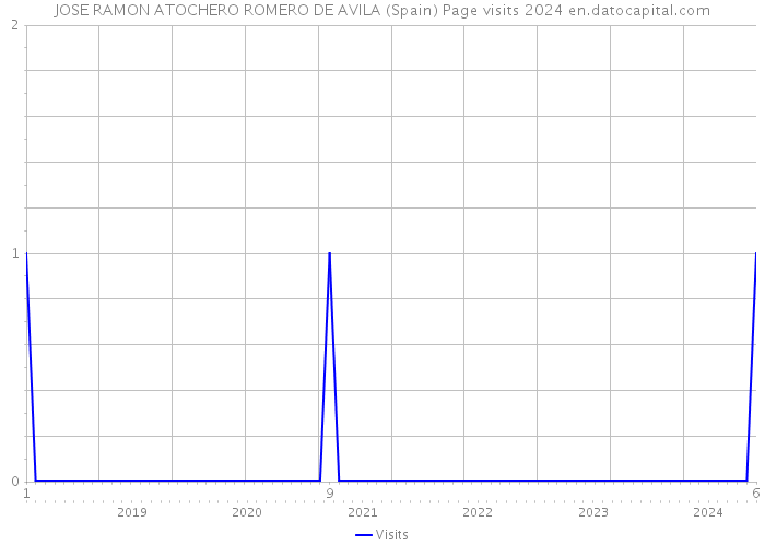 JOSE RAMON ATOCHERO ROMERO DE AVILA (Spain) Page visits 2024 