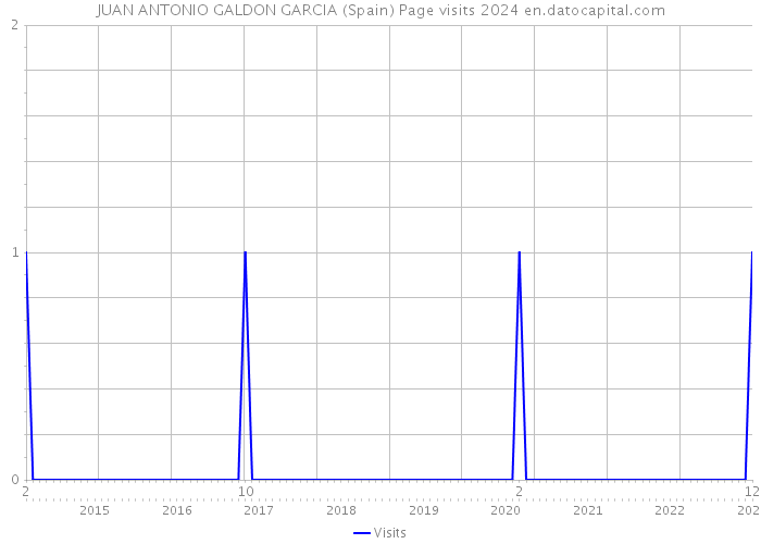 JUAN ANTONIO GALDON GARCIA (Spain) Page visits 2024 