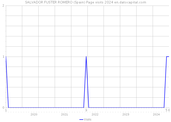 SALVADOR FUSTER ROMERO (Spain) Page visits 2024 