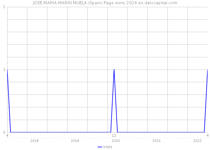 JOSE MARIA MARIN MUELA (Spain) Page visits 2024 