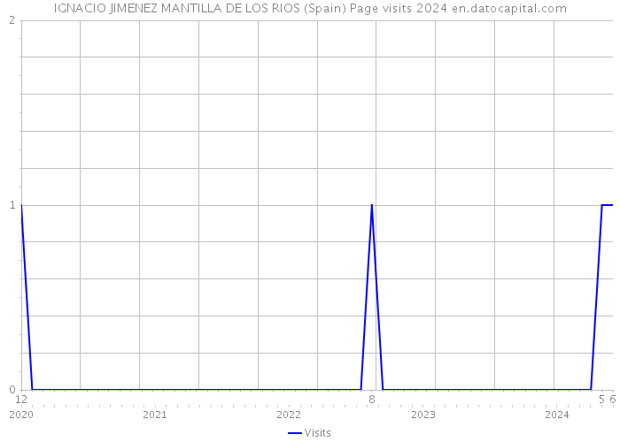 IGNACIO JIMENEZ MANTILLA DE LOS RIOS (Spain) Page visits 2024 