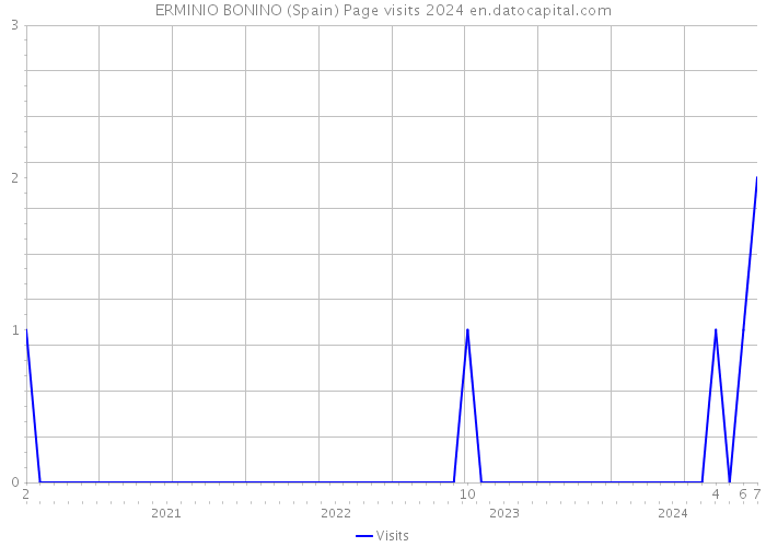 ERMINIO BONINO (Spain) Page visits 2024 