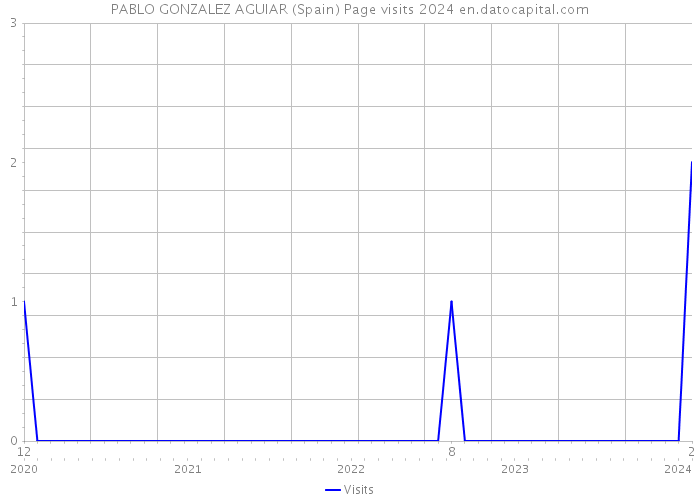 PABLO GONZALEZ AGUIAR (Spain) Page visits 2024 