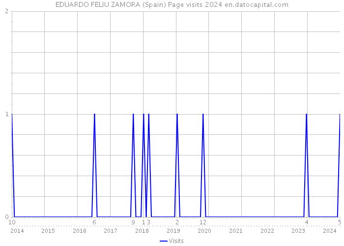 EDUARDO FELIU ZAMORA (Spain) Page visits 2024 