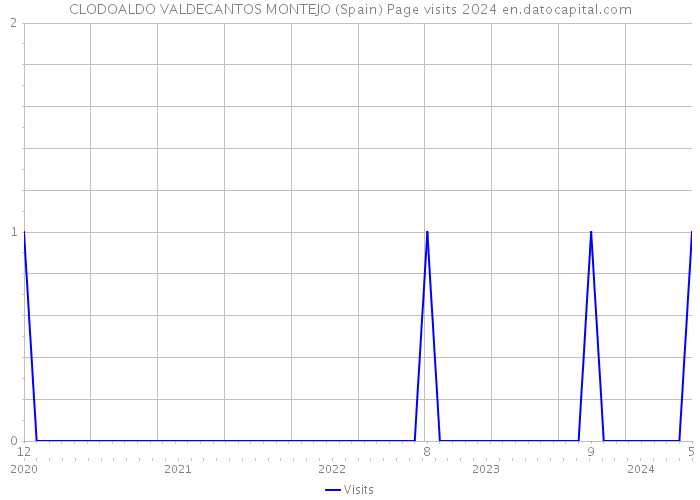 CLODOALDO VALDECANTOS MONTEJO (Spain) Page visits 2024 