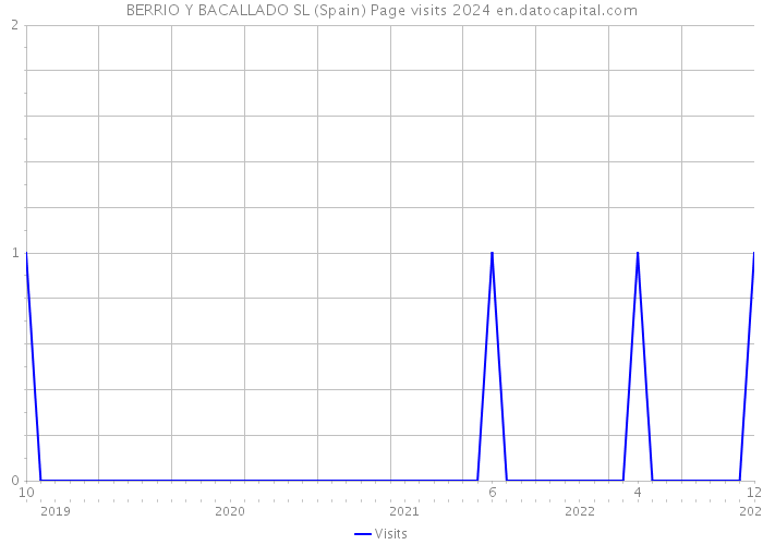 BERRIO Y BACALLADO SL (Spain) Page visits 2024 