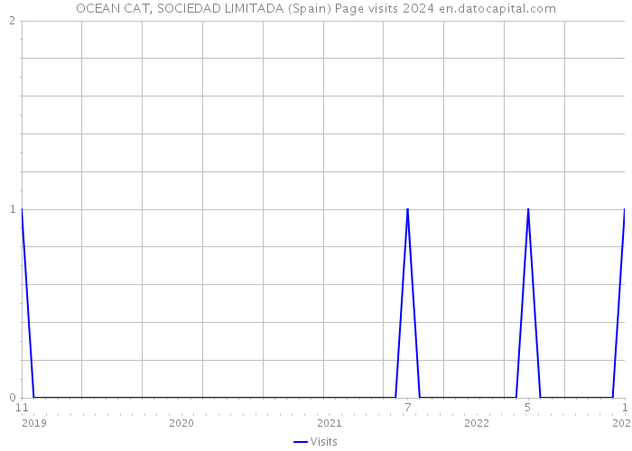 OCEAN CAT, SOCIEDAD LIMITADA (Spain) Page visits 2024 