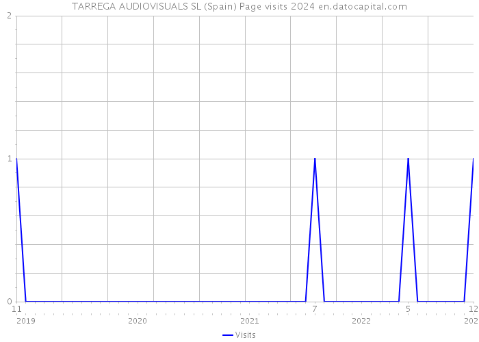 TARREGA AUDIOVISUALS SL (Spain) Page visits 2024 