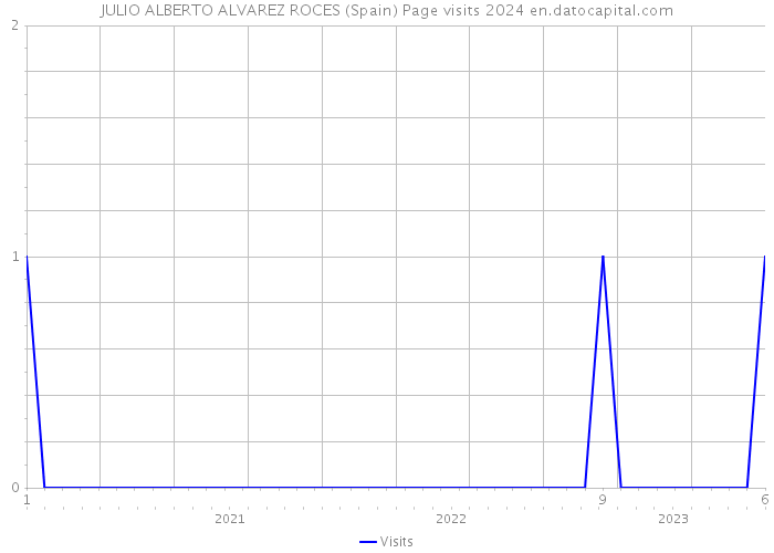 JULIO ALBERTO ALVAREZ ROCES (Spain) Page visits 2024 