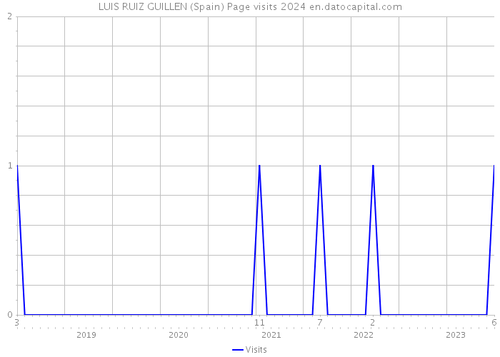 LUIS RUIZ GUILLEN (Spain) Page visits 2024 