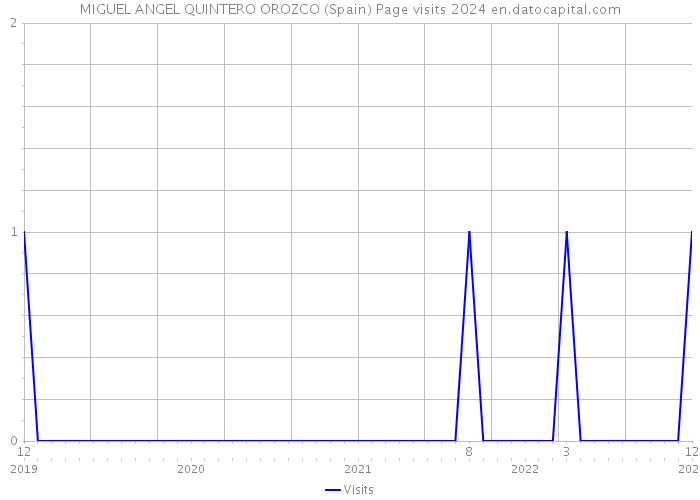 MIGUEL ANGEL QUINTERO OROZCO (Spain) Page visits 2024 