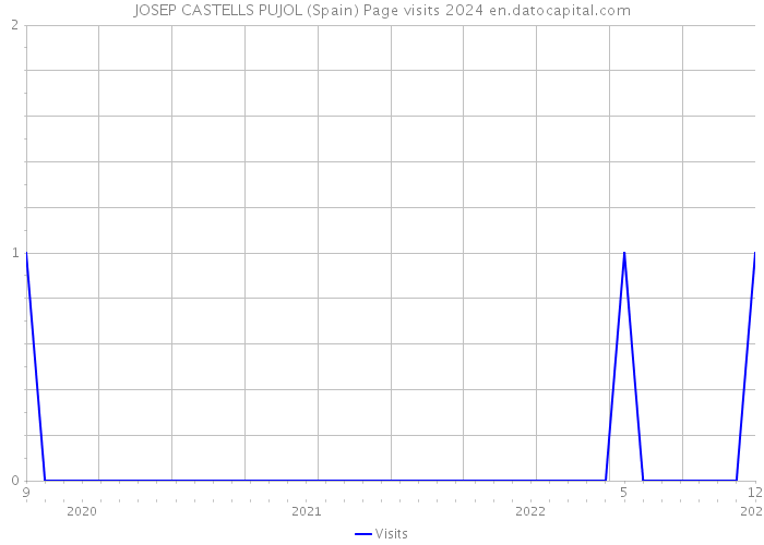 JOSEP CASTELLS PUJOL (Spain) Page visits 2024 