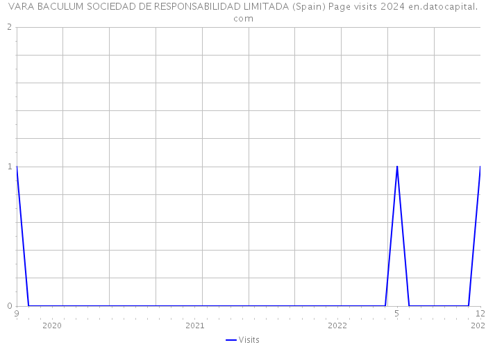 VARA BACULUM SOCIEDAD DE RESPONSABILIDAD LIMITADA (Spain) Page visits 2024 
