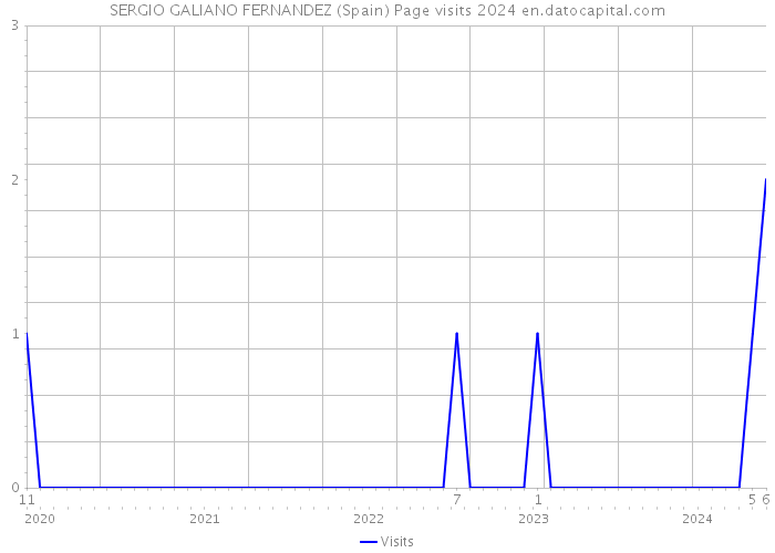 SERGIO GALIANO FERNANDEZ (Spain) Page visits 2024 