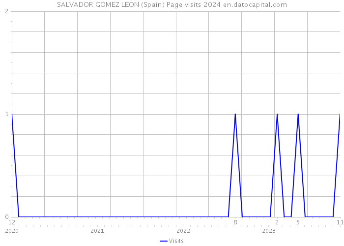 SALVADOR GOMEZ LEON (Spain) Page visits 2024 