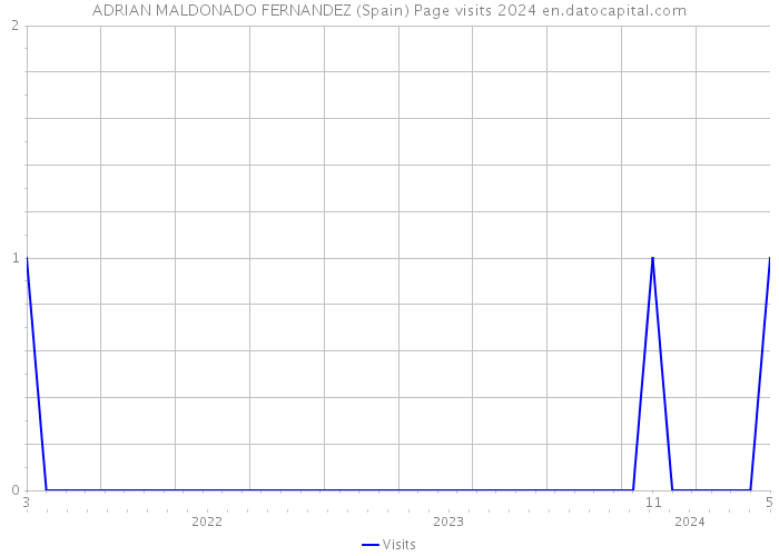 ADRIAN MALDONADO FERNANDEZ (Spain) Page visits 2024 
