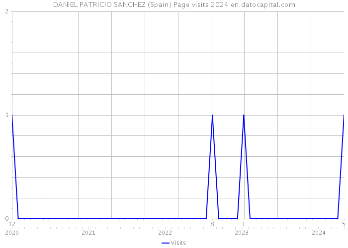 DANIEL PATRICIO SANCHEZ (Spain) Page visits 2024 