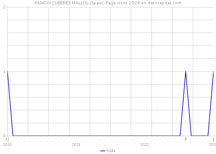 RAMON CUBERES MALLOL (Spain) Page visits 2024 