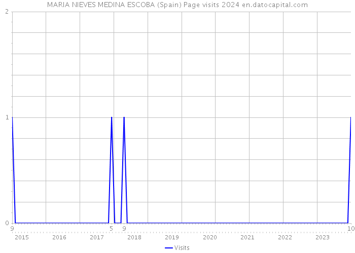 MARIA NIEVES MEDINA ESCOBA (Spain) Page visits 2024 