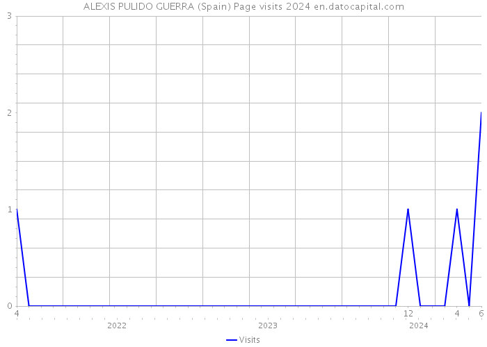 ALEXIS PULIDO GUERRA (Spain) Page visits 2024 